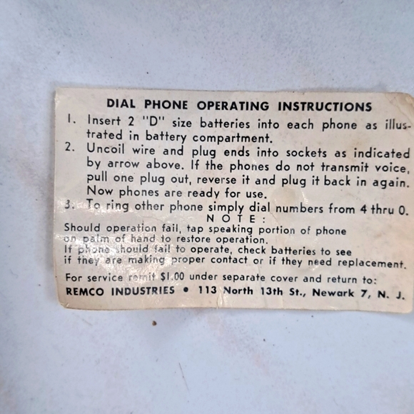 Vintage Remco DialMaster toy telephones - Picture 3 of 5
